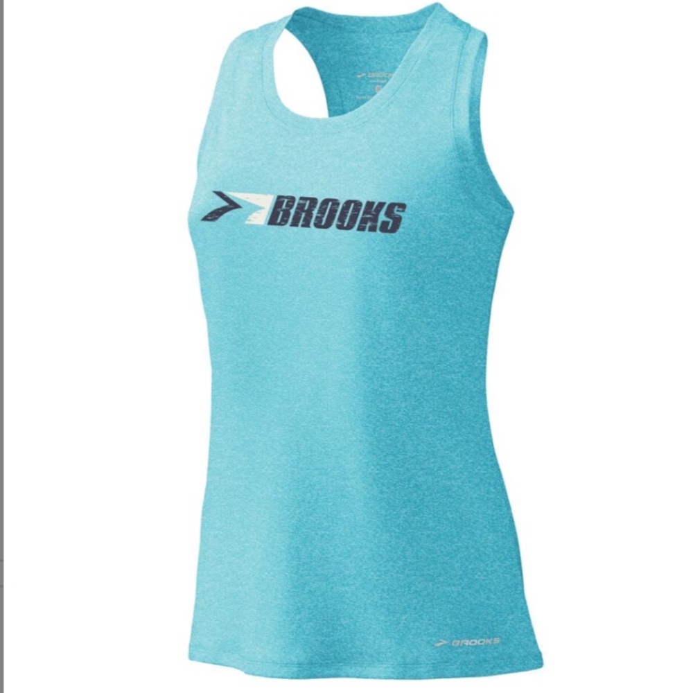 NWT Brooks Retro Racerback Running Tank Sz L